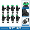 Chevy Silverado 2500 HD 8 x Fuel Injector 8.1L (2001-2006)