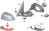 BMW X3 X4 X5 X6 LH Driver Side Mirror Turn Signal Lens (2019–2024)