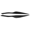 BMW E90 Carbon Fiber Pattern Black Headlight Eye Lid Cover Sticker
