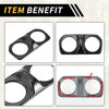 Jeep Carbon Fiber Black Rear Air Vent AC Outlet Panel Cover
