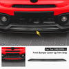 Fiat 500 (2008-2024) Black Carbon Fiber Bumper Spoiler Lip Trim