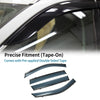 Toyota RAV4 (2019-2024) Side Vent Visors Black Window Deflectors 1 Set