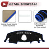 BMW Mini Clubman 2015-2024 Sun Protector Black Blue Dashboard Cover Mat
