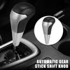 Toyota Tundra Gear Shift Knob / Automatic / Black Faux Leather Silver Tone