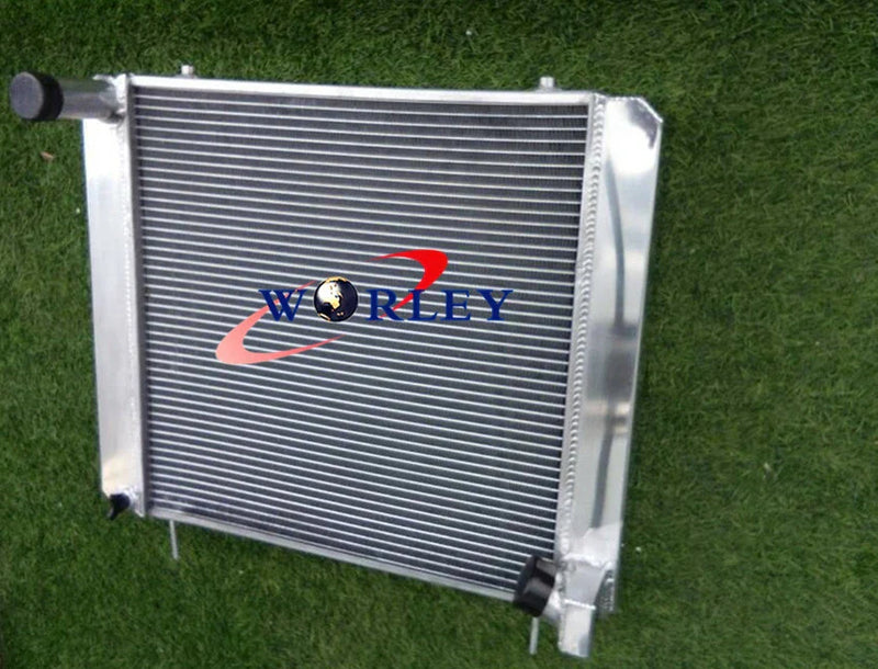 Jaguar XKE Series 1 3 Core Aluminum Radiator + Fan (1961-1968)