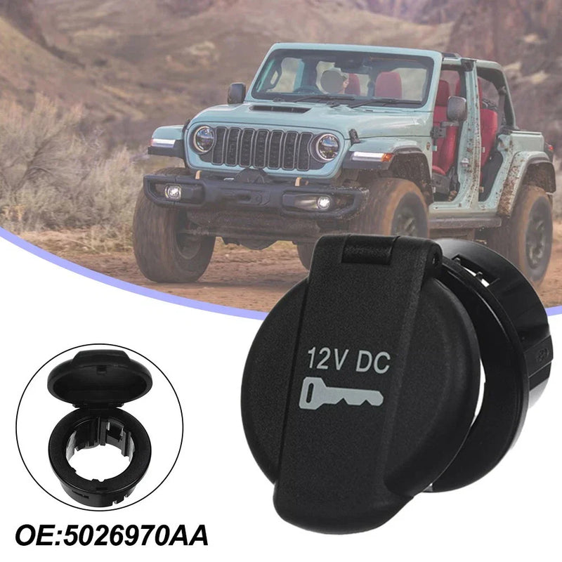 Vehicle Interiors Custom Fit Black Plastic Power Outlet Cap Covers