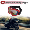 Motorcycle Riding Goggles Blue Purple Lens Red Frame PC Cycling Sunglasses