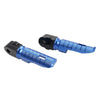 Peugeot Speedfight 4 50 125 150 Blue Rear Footrests Pegs (All Years)