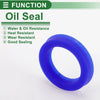 Oil Seal 30x42x8mm TPU Rotary Shaft Seal High Pressure Blue 5 Pcs