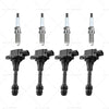 Nissan X-Trail 4x Ignition Coils & 4x Spark Plugs (2001-2007)