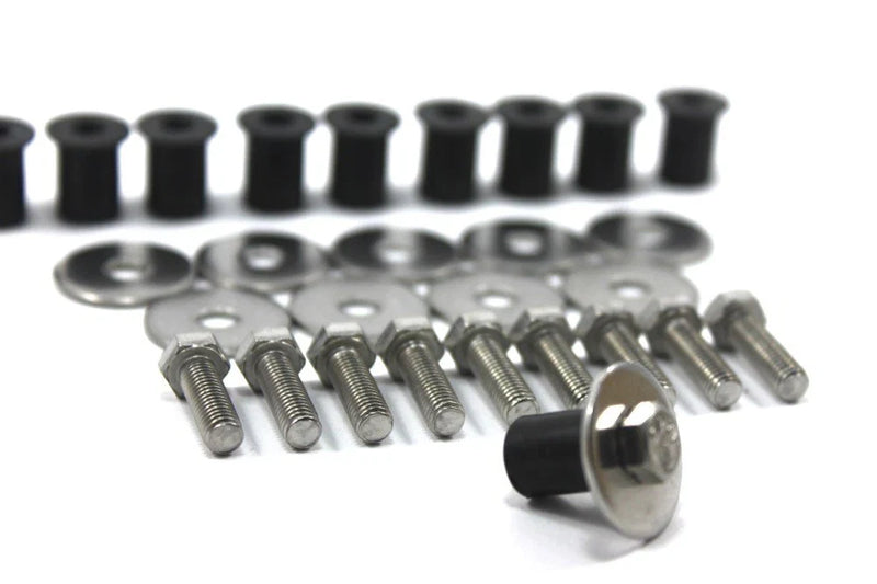 Lotus Elise Exige Europa 10x Rubber Captive Nuts & Stainless M5 Bolts