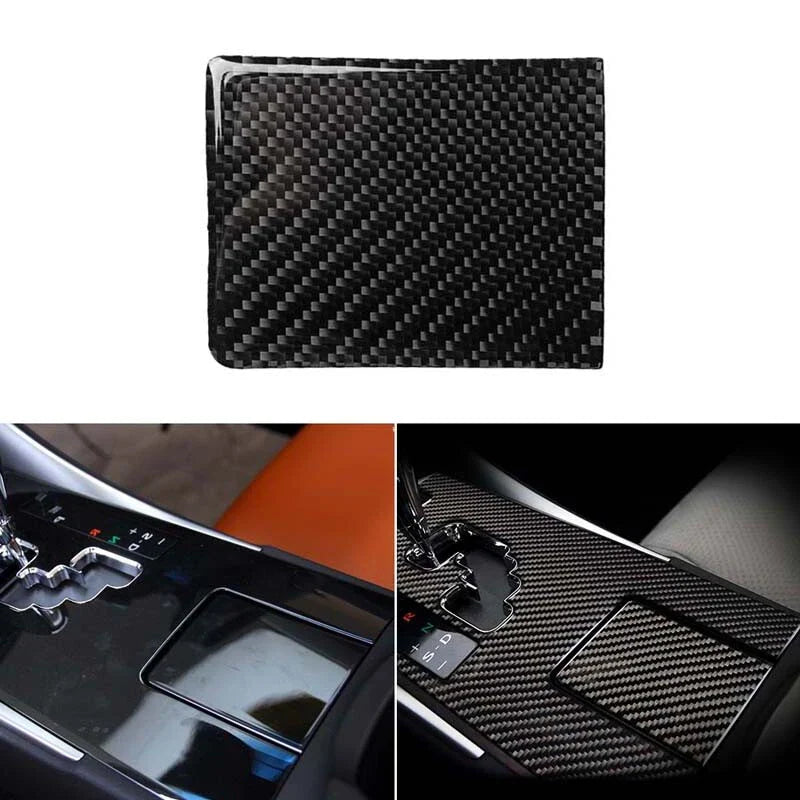 Lexus IS 2006-2012 Car Carbon Fiber Canter Console Cup Holder Cover Trim Fit