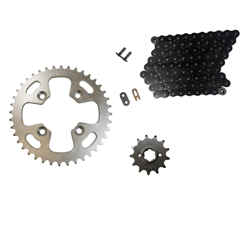 Honda ATC350X 2 x Black 520x90 Drive Chain & 13/40 Sprockets (1986–1986)