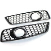 AUDI A3 8P Front Bumper Grille Fog Light Trim Bezel Set (2008-2012)