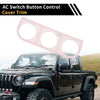 Jeep Wrangler JK AC Switch Button Control Cover Trim (2011-2017)