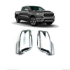 Dodge Ram 1500 2 x Chrome Rearview Mirror Side Covers (2019-2024)