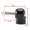 Chopper M6 Black Plastic License Plate Screws