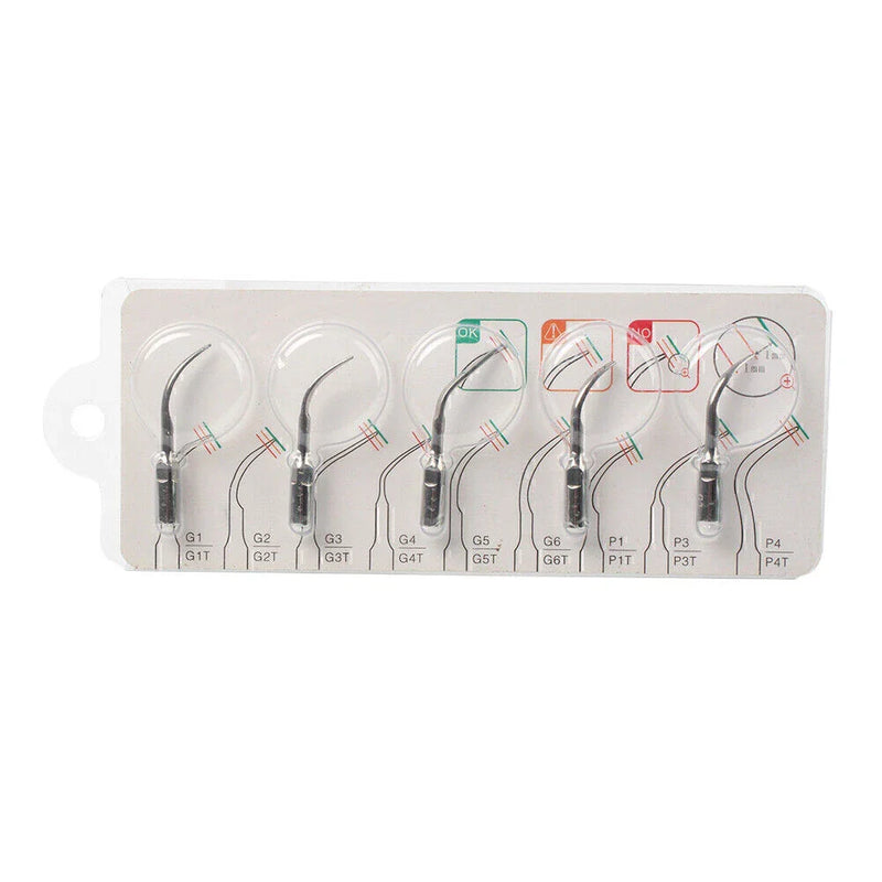 EMS Woodpecker 5PC Dental Ultrasonic Scaler Tips G1 G2 G3 G4 G5
