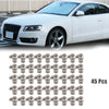 Motorcycle Car Nipple Fitting 45pcs M8 x 1 90° Nickel Plated