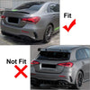 Benz A-Class V177 A200 A220 Rear Bumper Spoiler Air Vent Carbon (2018-2022)