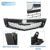 Acura TSX (2009-2009) Black Front Upper Bumper Grille Grill