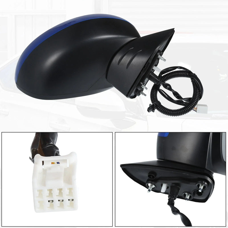 Honda Civic 3 Pin Right Side Door Mirror Assembly Blue (2022-2023)