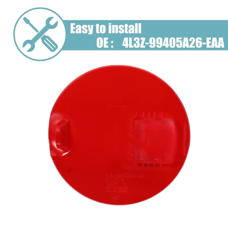Ford F-150 (2004-2008) - Red Fuel Tank Cover Fuel Tank Cover Door