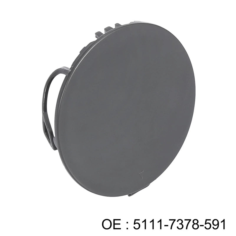 BMW X5 Tow Hook Cover Gray Front Bumper (2014-2018)