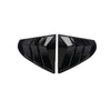 Mitsubishi Lancer EVO Black Side Vent Window Louver Cover (2009–2016)