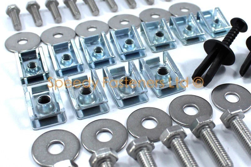 Lotus Elise Radiator Surround Stainless Steel Bolts Clips Fittings