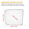 Dodge Ram 1500 2500 3500 Car Mirror Glass Heated w/ Backing Right Side