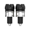Motorcycle ATV Silver CNC Aluminum Handlebar Grips Bar End Cap Plug