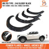 Nissan Navara NP300 D23 6" Black Bolted Fender Flares (2021-2023)
