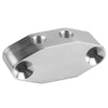 LS Aluminum Alloy Oil Feed Line Adapter Plate 1/8" NPT