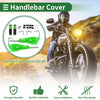 Motorcycle Aluminum Alloy Rubber Green Hand Grips Cover