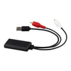 Universal USB Car Audio Adapter with USB Connectors
