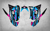 Yamaha Raptor 700R ATV Graphics Kit 2013-2019 - DUKE Style Stickers Decals