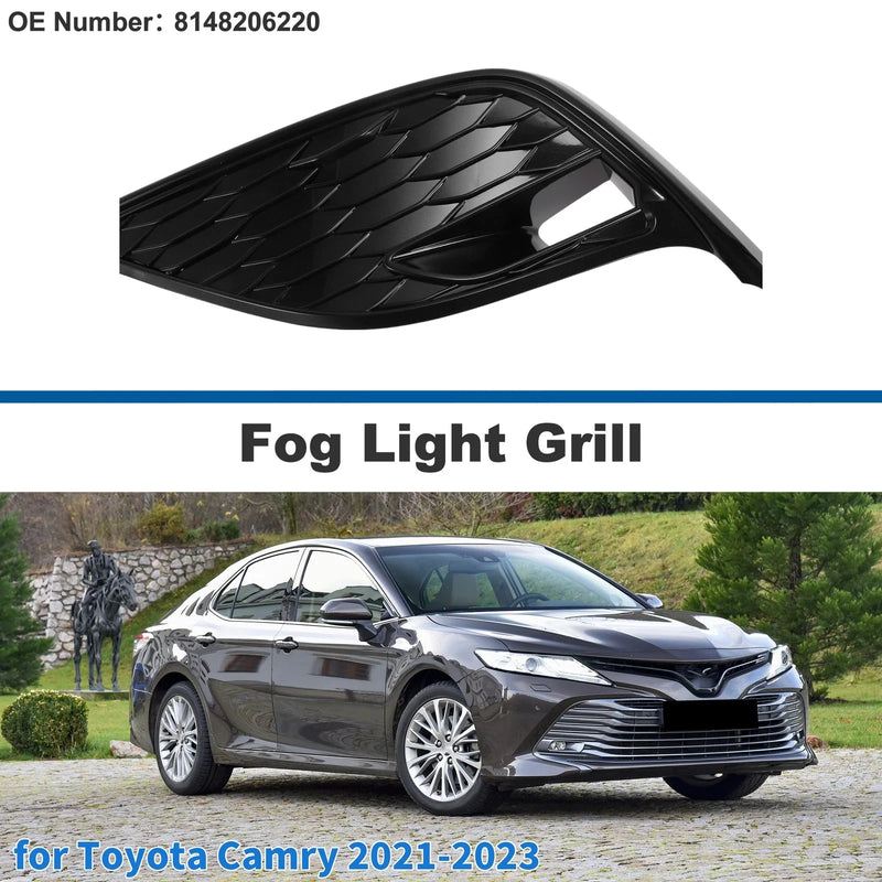 Toyota Camry Front Left Fog Light Grill (2021–2023)