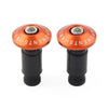 Dirt Bike Motor - Orange Handle Bar End Weights 7/8"