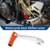 Honda CRF150F (2003-2017) Silver Tone Orange Folding Shifter Lever