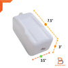 Car Truck Universal 1 Litre Coolant Radiator Overflow Tank Bottle