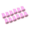 Car 12pc Ultra 4 LED T10 W5W Bulb Side Light (Pink)