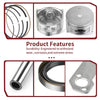 EZGO Golf Cart Robin 350cc Gasket Piston Ring Rebuild Kit (1996–2008)