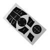 BMW F30 F31 F34 E90 E92 E93 iDrive Button Repair Decal Sticker (2009–2015)