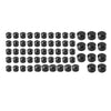 Harley Twin Cam Road Glide Engine Bolt Caps Cover Kit  Black (1999-2006)