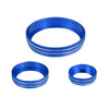 Ford Bronco 6 x Blue Aluminum Alloy AC Control Knob Covers (2021-2022)