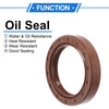 Oil Seal Rotary Shaft Seal 40x56x10mm FKM Rubber Brown 2 x Pcs