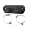 Motorcycle Muffler Protector Carbon Exhaust Middle Pipe Heat Shield Cover