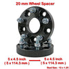 Nissan 350Z 370Z Silvia 20mm 5x114.3 Hub Centric Wheel Spacers (2003-2023)