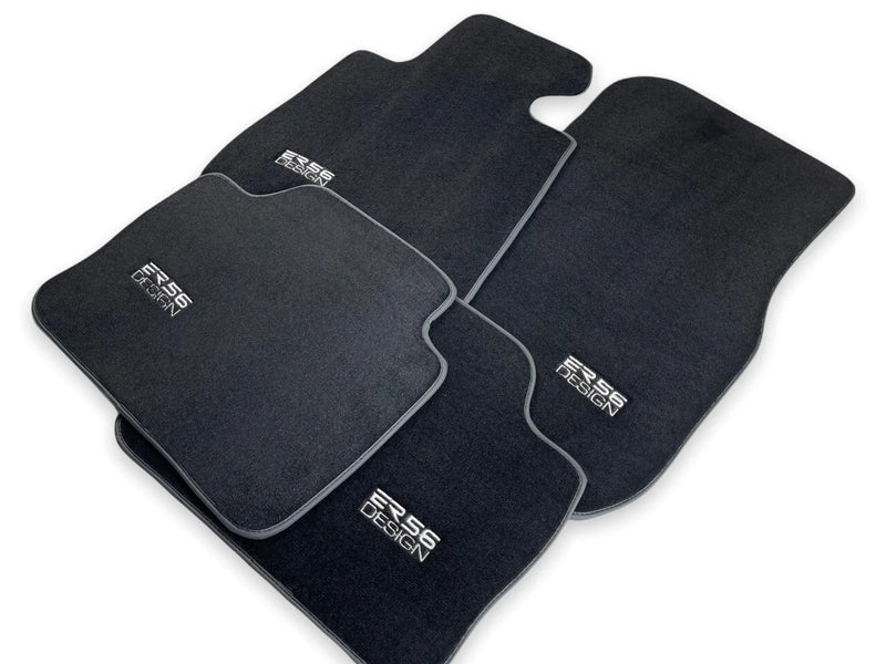 BMW X6 Series E71 E72 Black Carpet LHD Floor Mats (2008-2019)